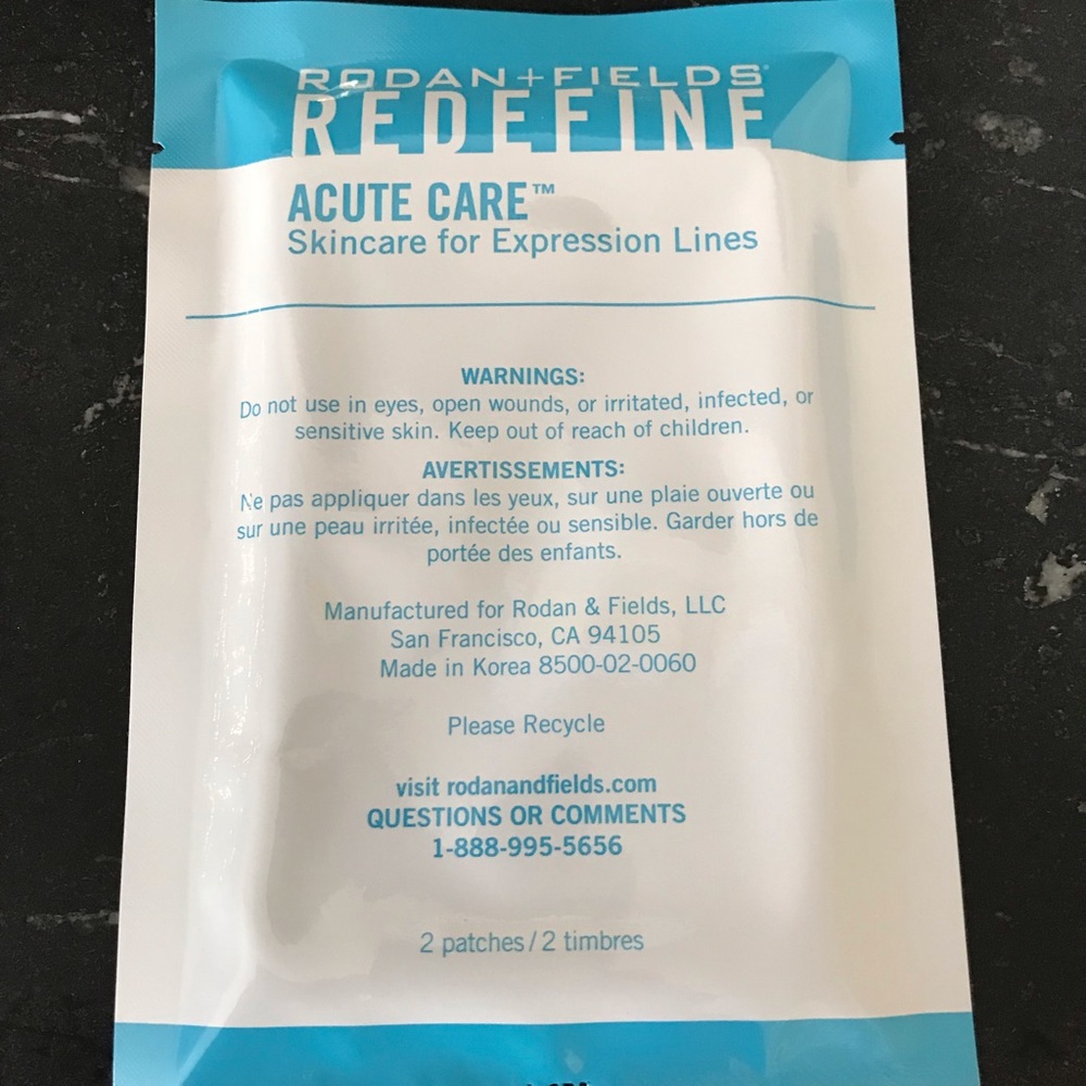 Rodan and Fields Acute Care • 1 pack with 2 pairs